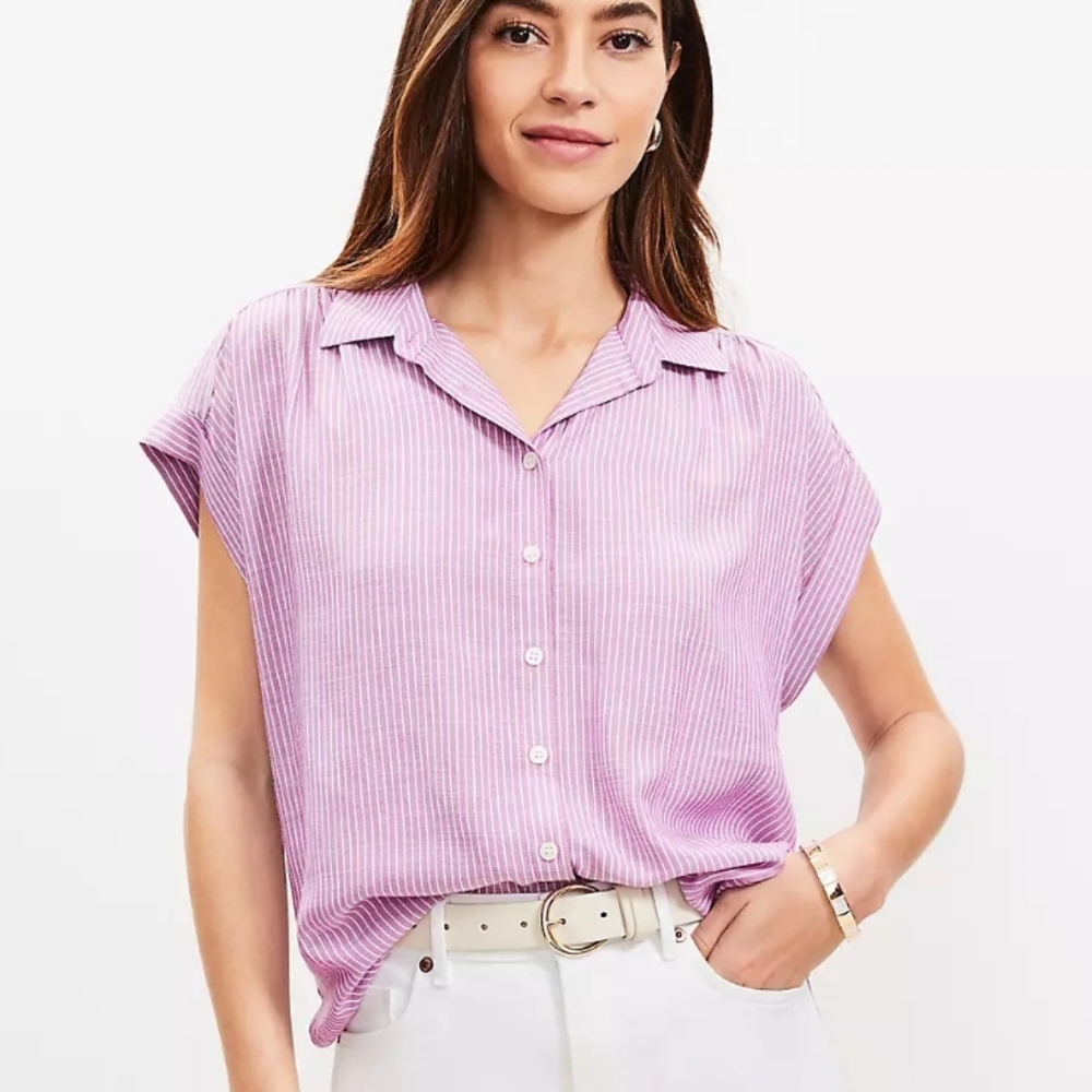 LOFT striped Dolman Shirt